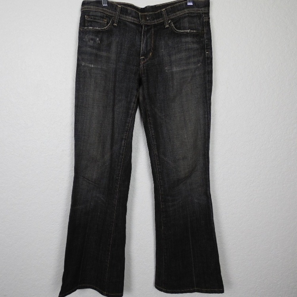 Citizens of Humanity Low Waist Flair Jeans Dark‎ Wash Size 31 Made in USA